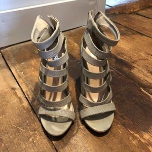 Charlotte Russe Faux-Snakeskin Stilettos